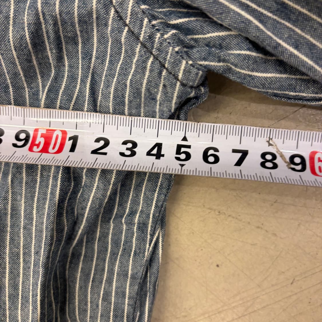 게스 헨리넥 스트라이프 셔츠 상품이미지5