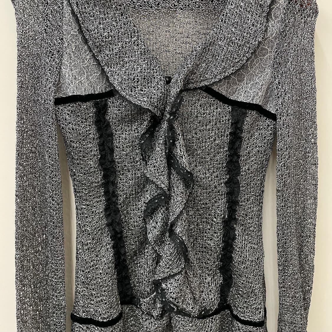 빈티지 러플 가디건 상품이미지4