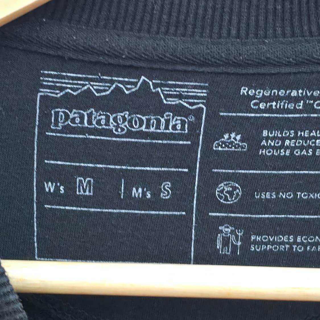 [S] 파타고니아 블랙 맨투맨 상품이미지5