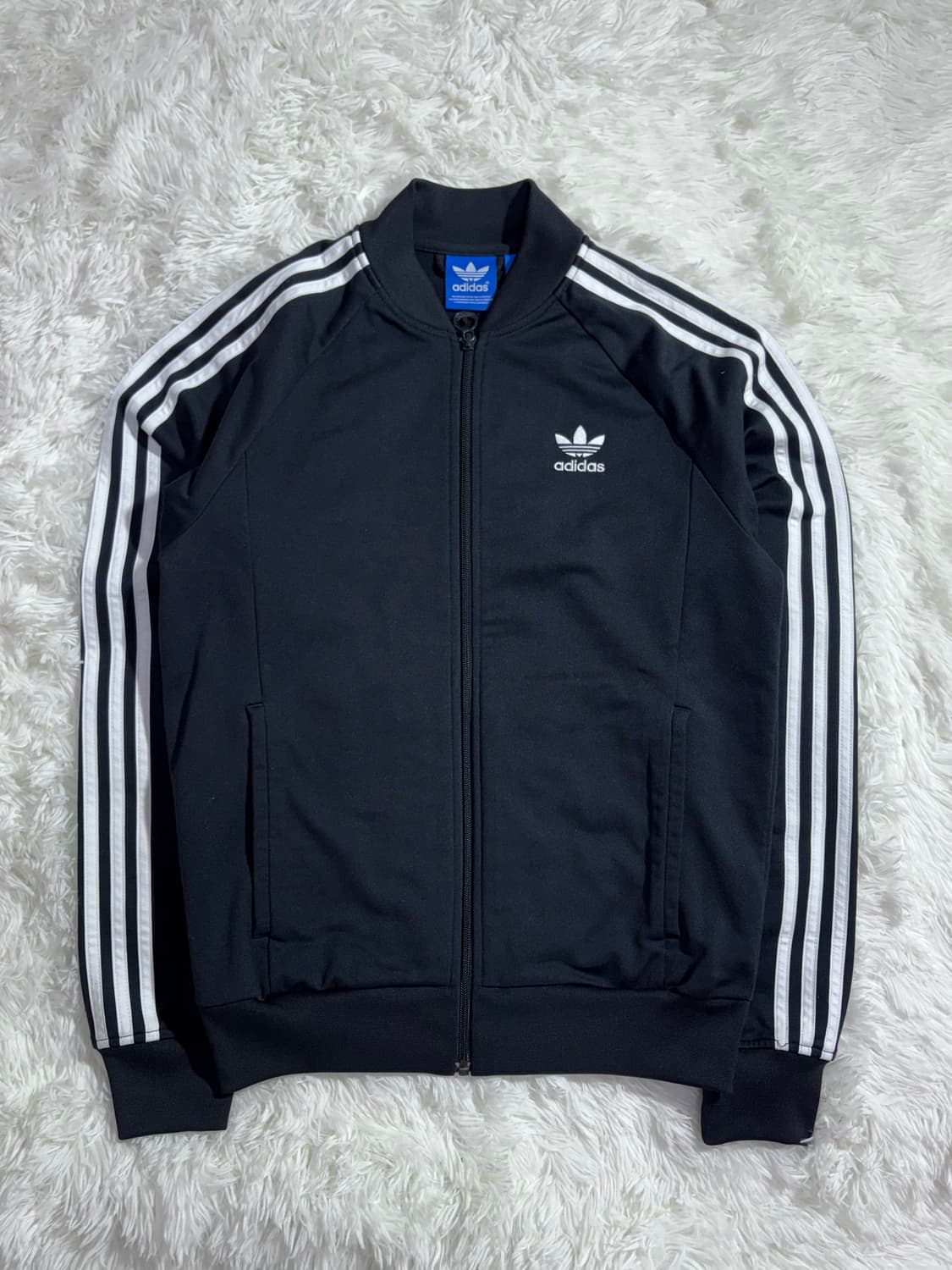 아디다스 블랙 삼선 트랙탑  상품이미지3