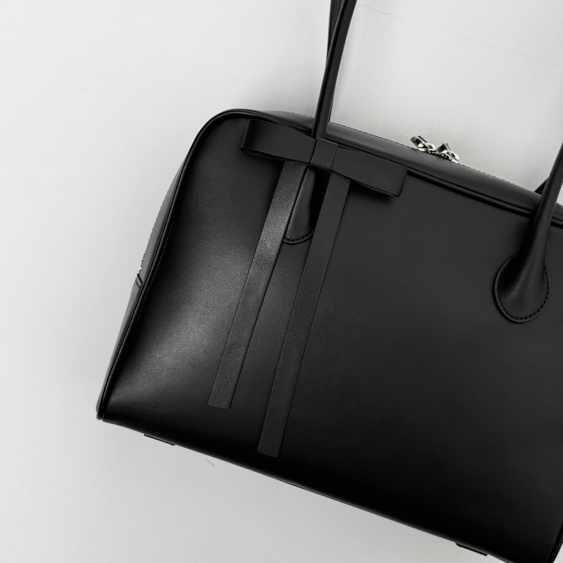 (새상품) 보우틱 모니카 이태리 레더 숄더백 블랙 상품이미지2