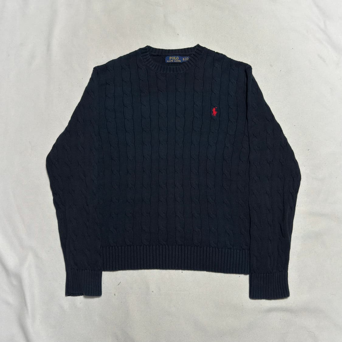 XL 폴로랄프로렌 네이비 케이블 니트 상품이미지2