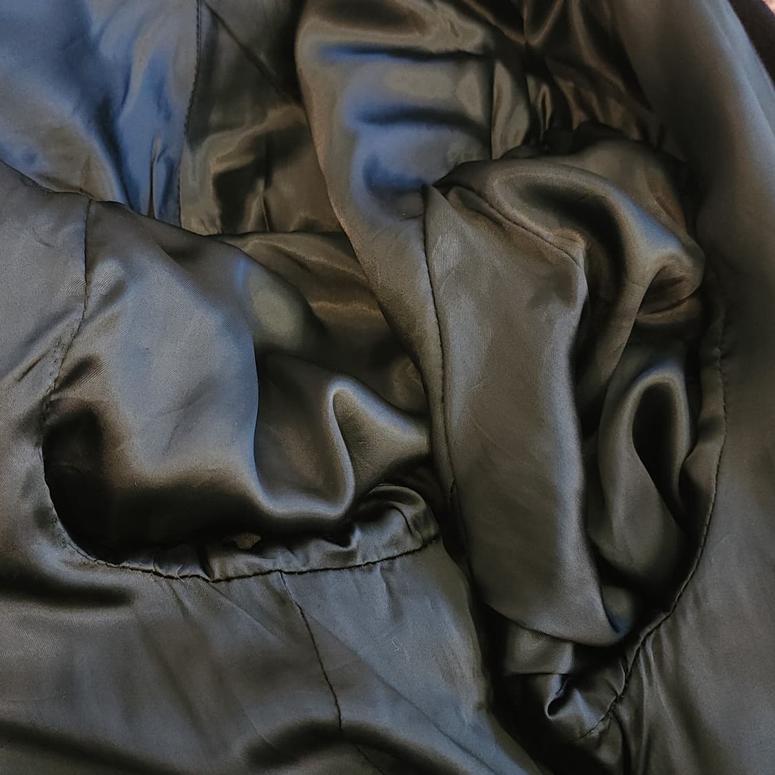 90s 조르지오 아르마니 코트 캐시미어 100% 더블 코트 블랙 52 상품이미지6