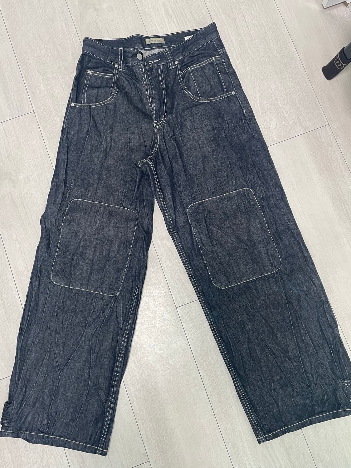 [마틴플랜] Travail Box Denim Pants - INDIGO 상품이미지1