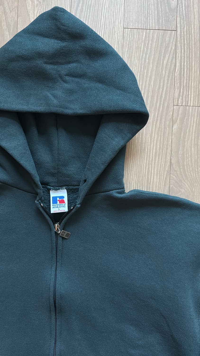 90s 러셀 애슬레틱 후드 집업 상품이미지3