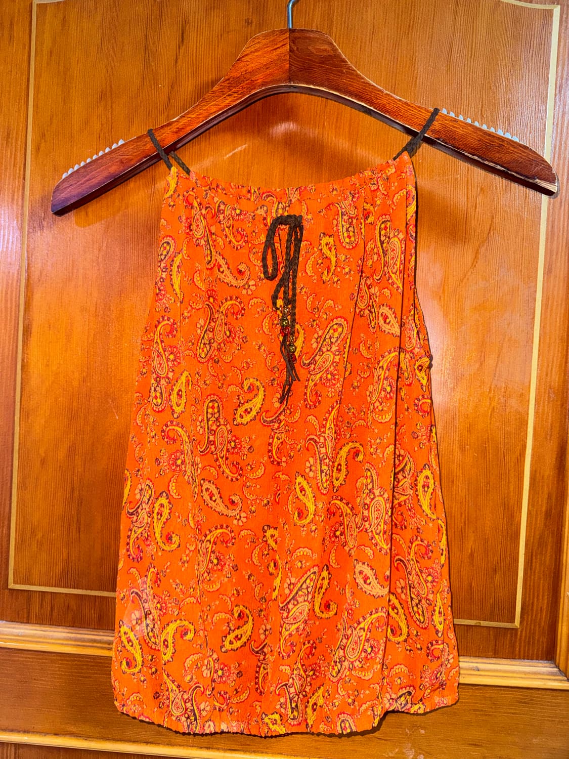 에스닉 오렌지 홀터넥 상품이미지1