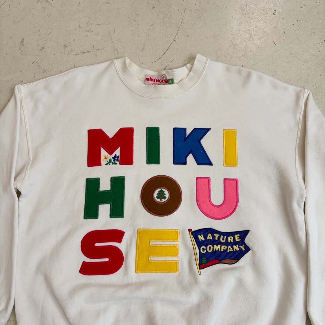 Miki House 빈티지 스웻셔츠 L 상품이미지4