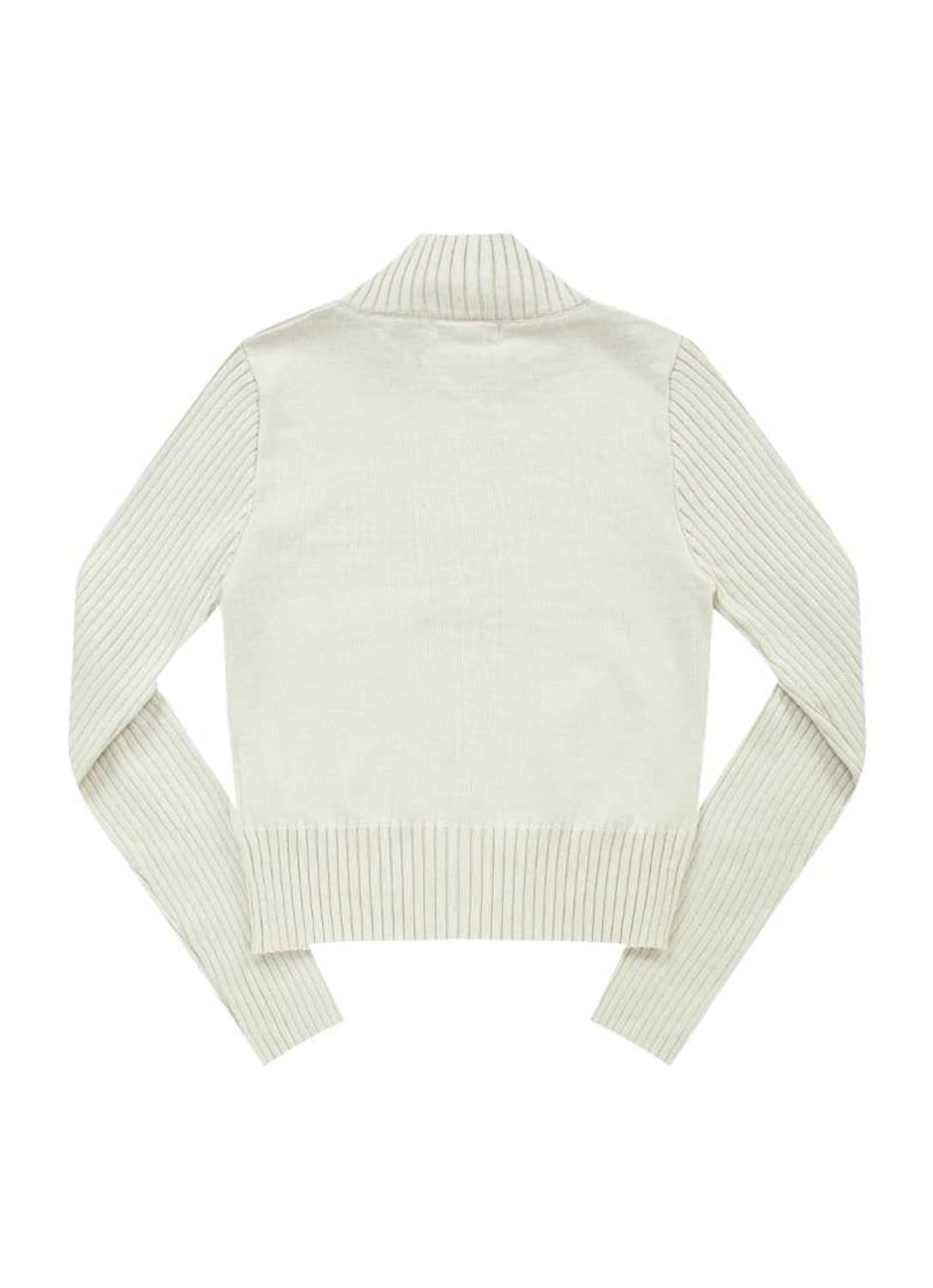 MARON KNIT ZIP-UP / BEIGE 상품이미지2