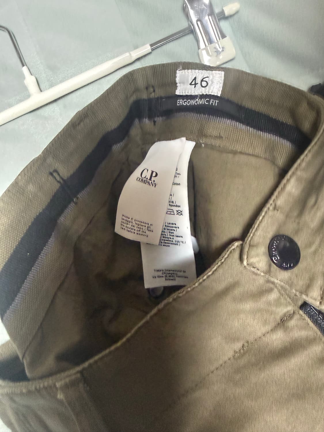 CP컴퍼니 렌즈 카고 팬츠 검정,카키 46사이즈 상품이미지8
