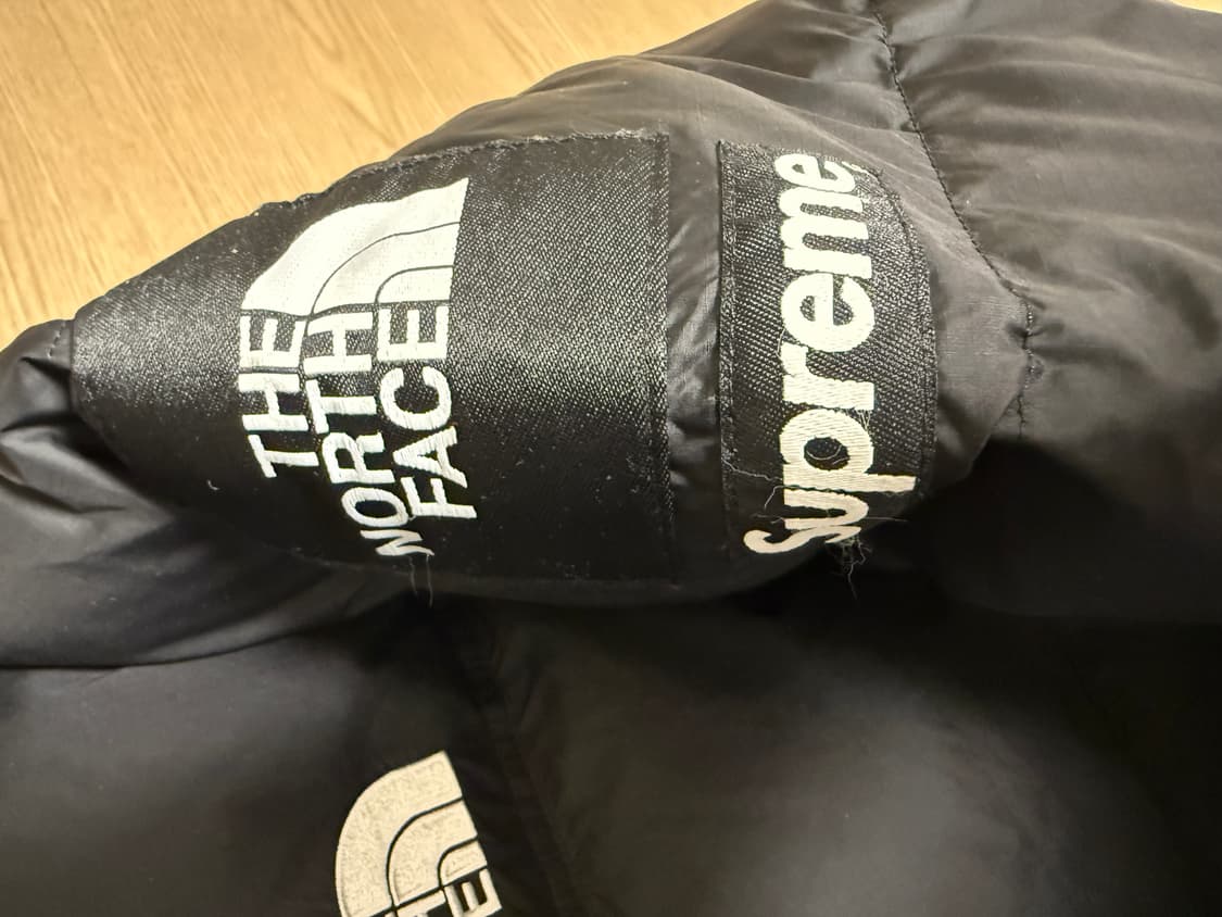 슈프림 노스페이스 스플릿 눕시 블랙 L 상품이미지6