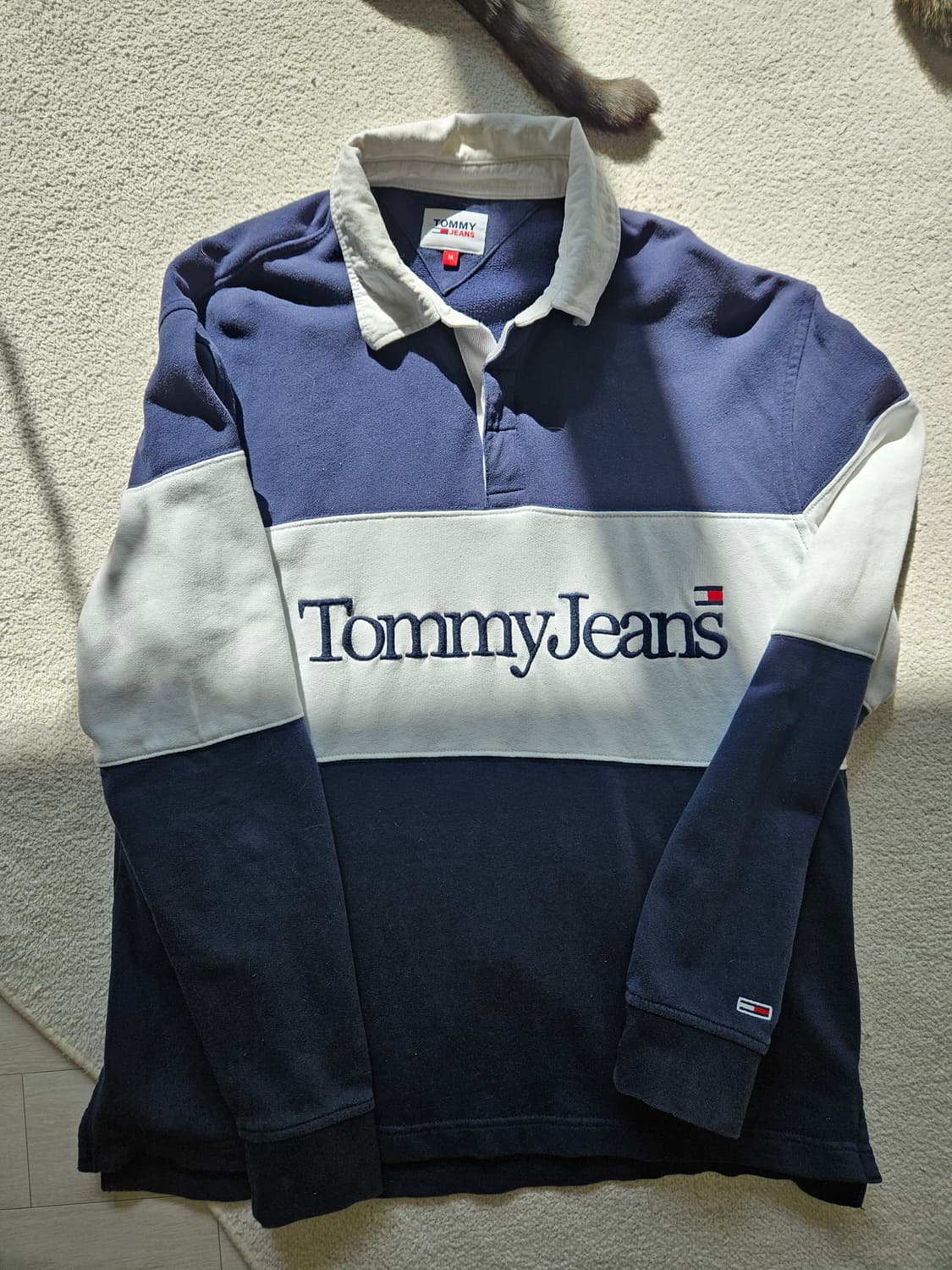 타미진스 럭비 긴팔 카라 티셔츠 상품이미지1