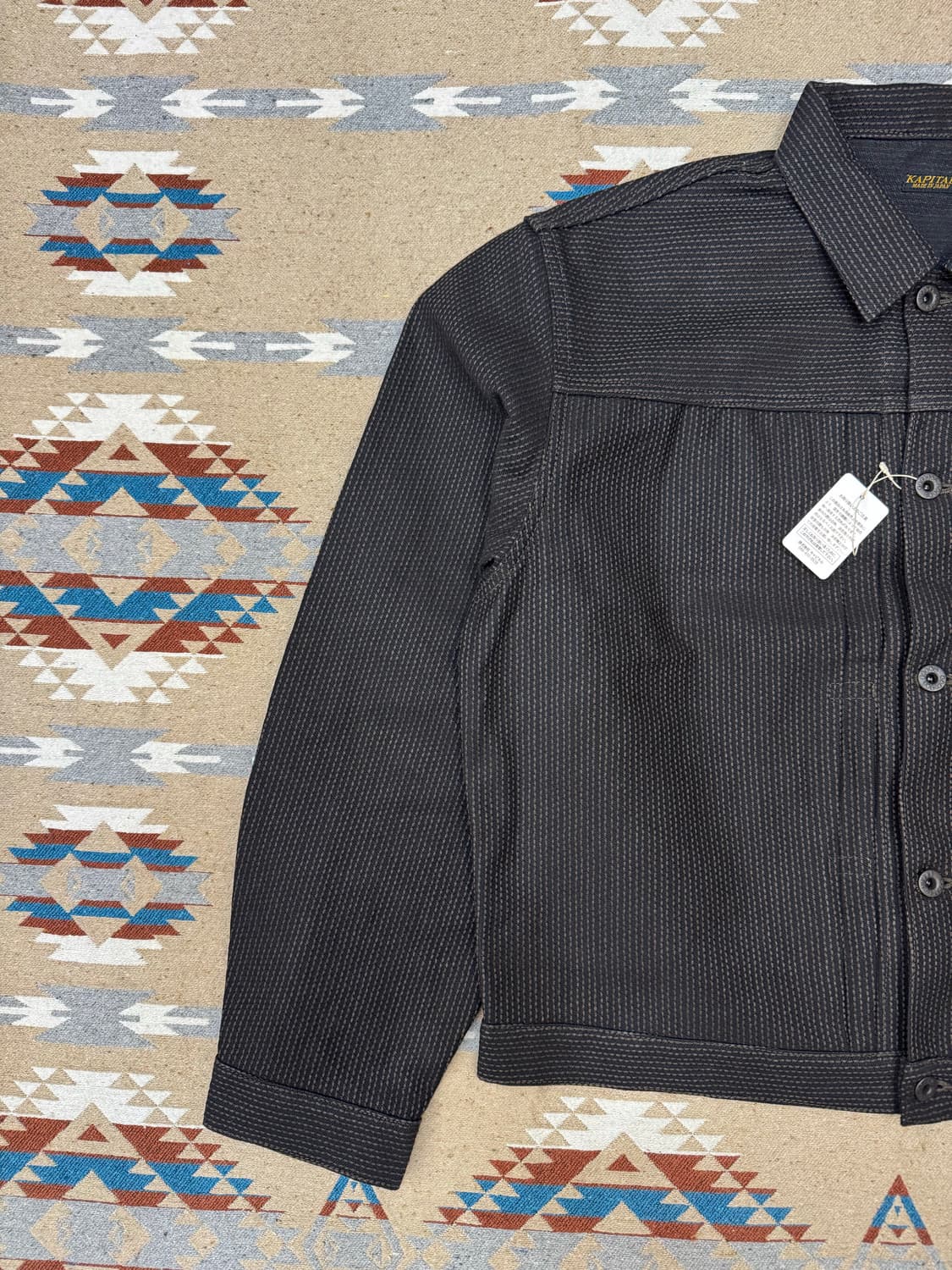 [4][XL] 캐피탈 센츄리 데님 No.9 1st 자켓 블랙 상품이미지2