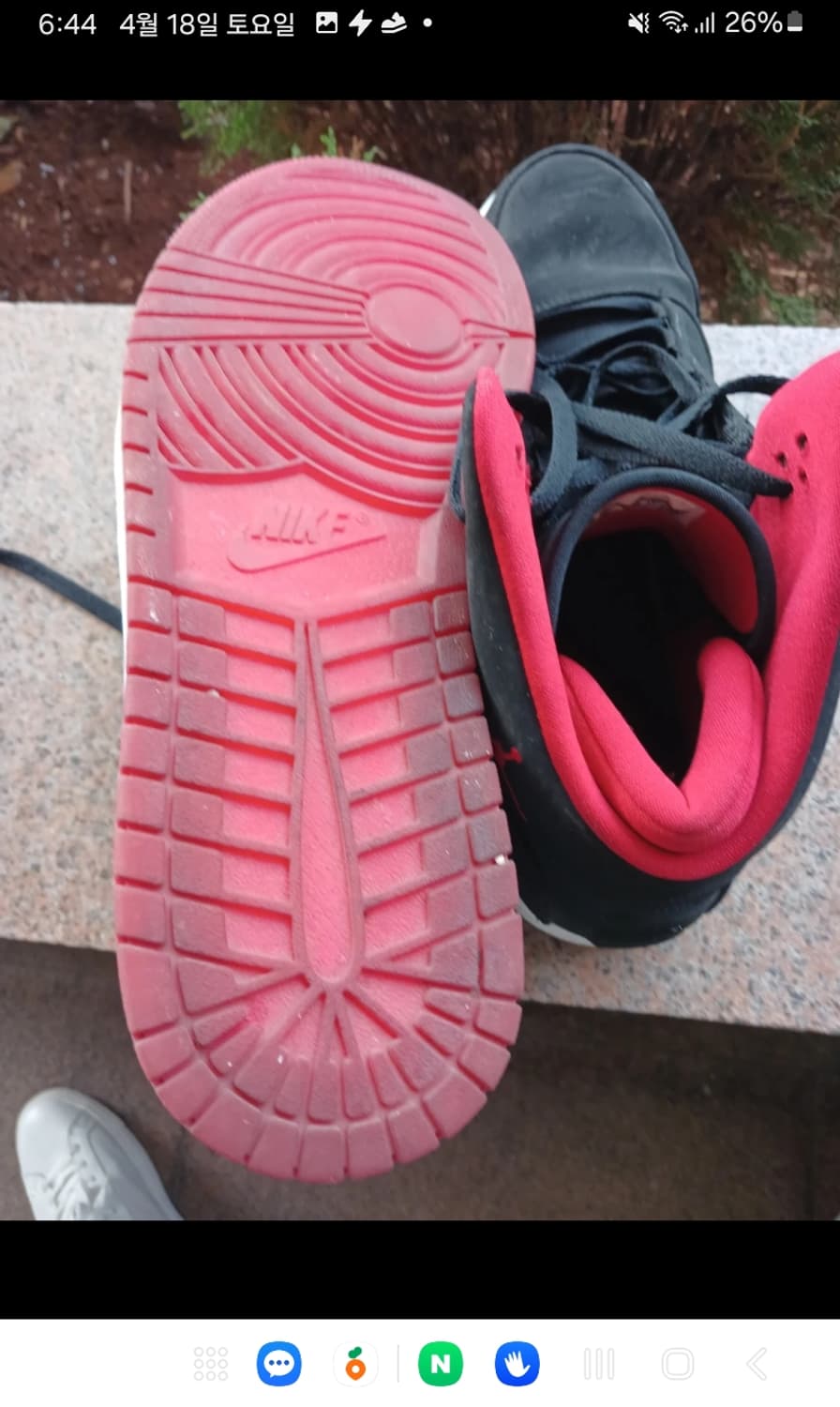 나이키 에어 플레이트5 검뻘 하이탑 상품이미지3