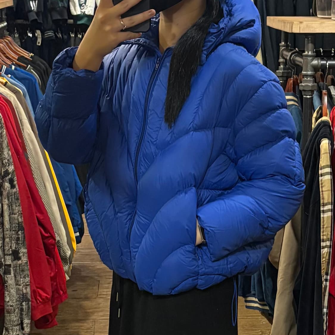 [HI] VTG 후드 경량 패딩 상품이미지3