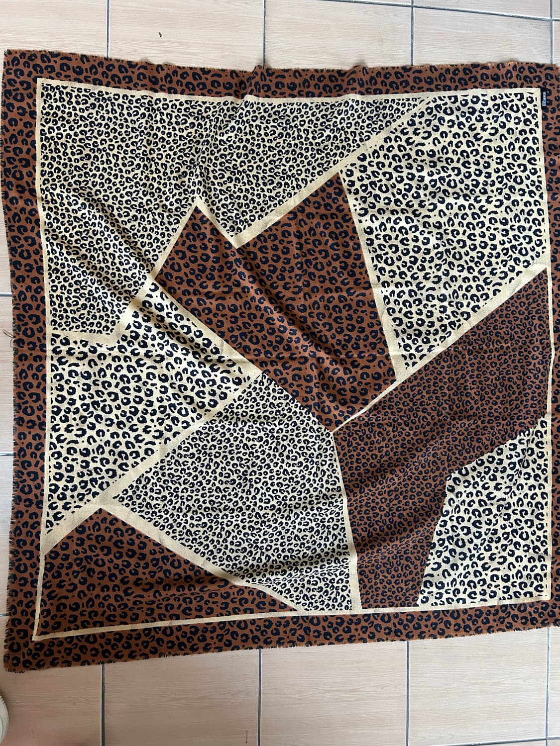 Vintage leopard scarf 상품이미지3