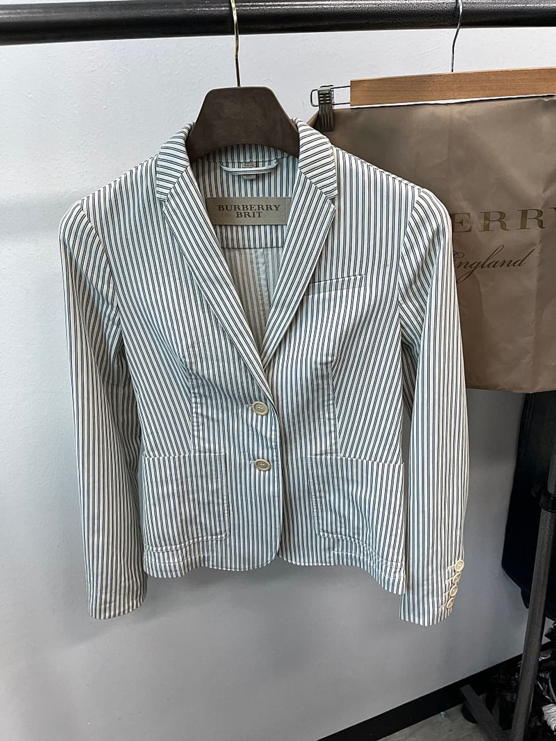 여) 버버리 스트라이프 자켓  상품이미지2