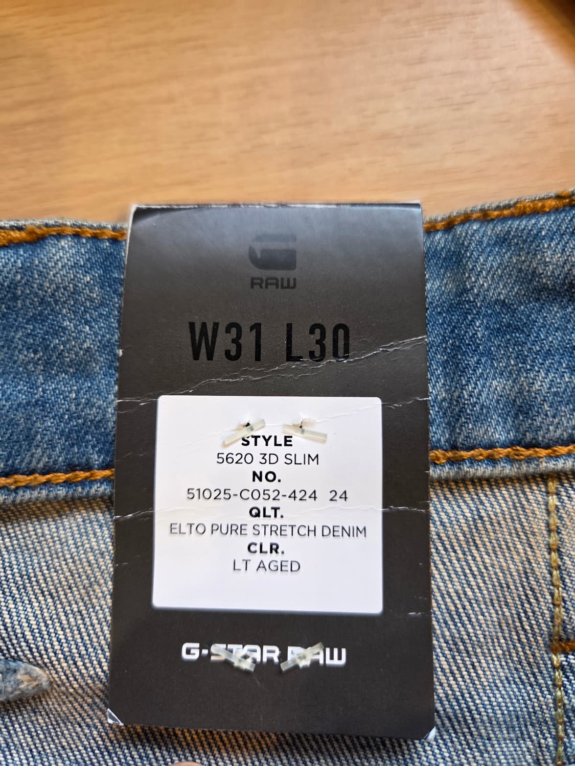 G-Star 5620 3D SLIM 데님 바지(W31/L30)약스판 상품이미지9