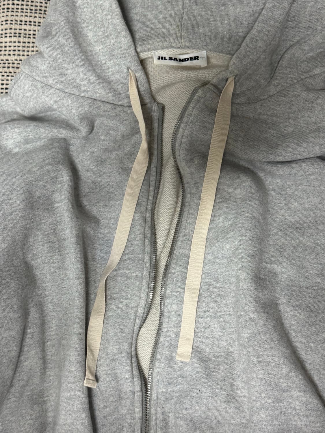 Jilsander hoodie 질샌더 그레이 후드집업 상품이미지5