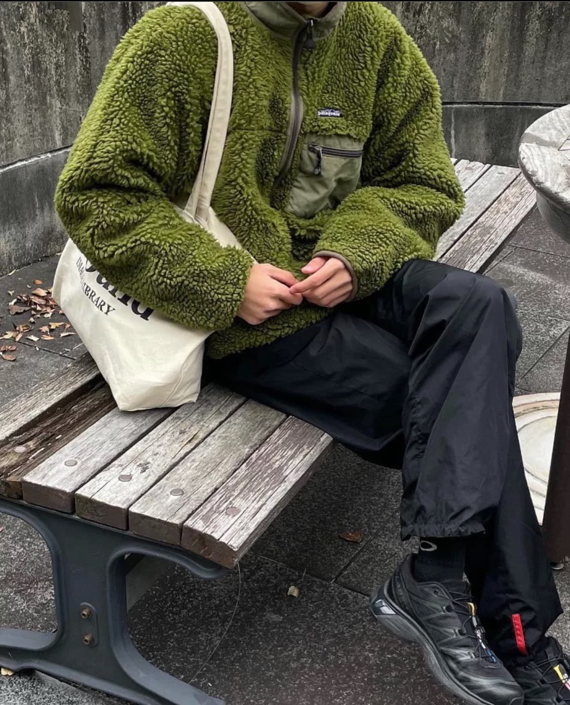 (M) 파타고니아 빈티지 딥파일 그린 상품이미지6