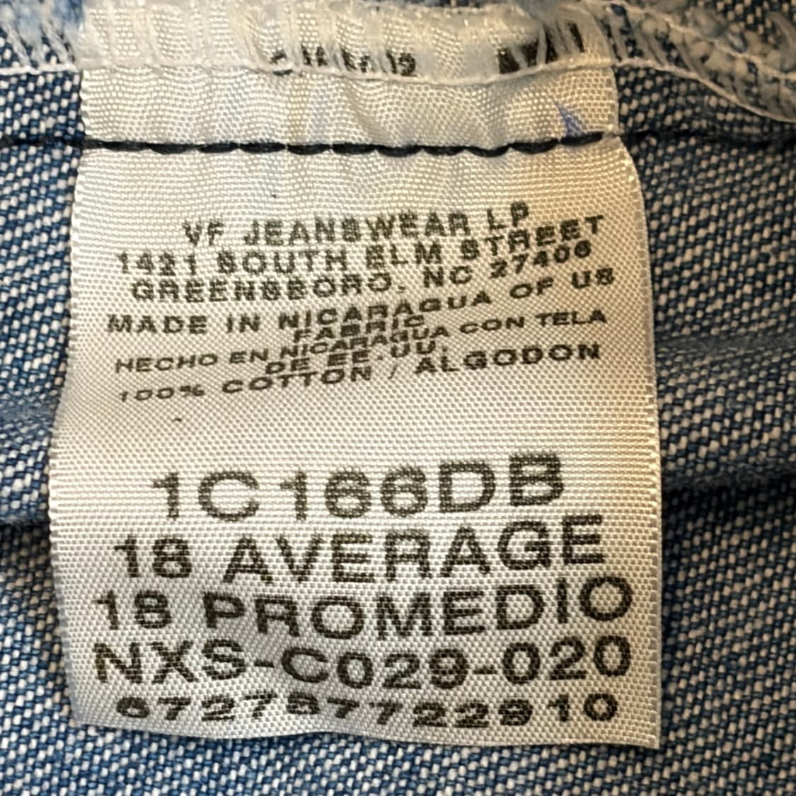 90s 미국 빈티지 허리밴드 고무줄 청바지 데님팬츠 상품이미지5