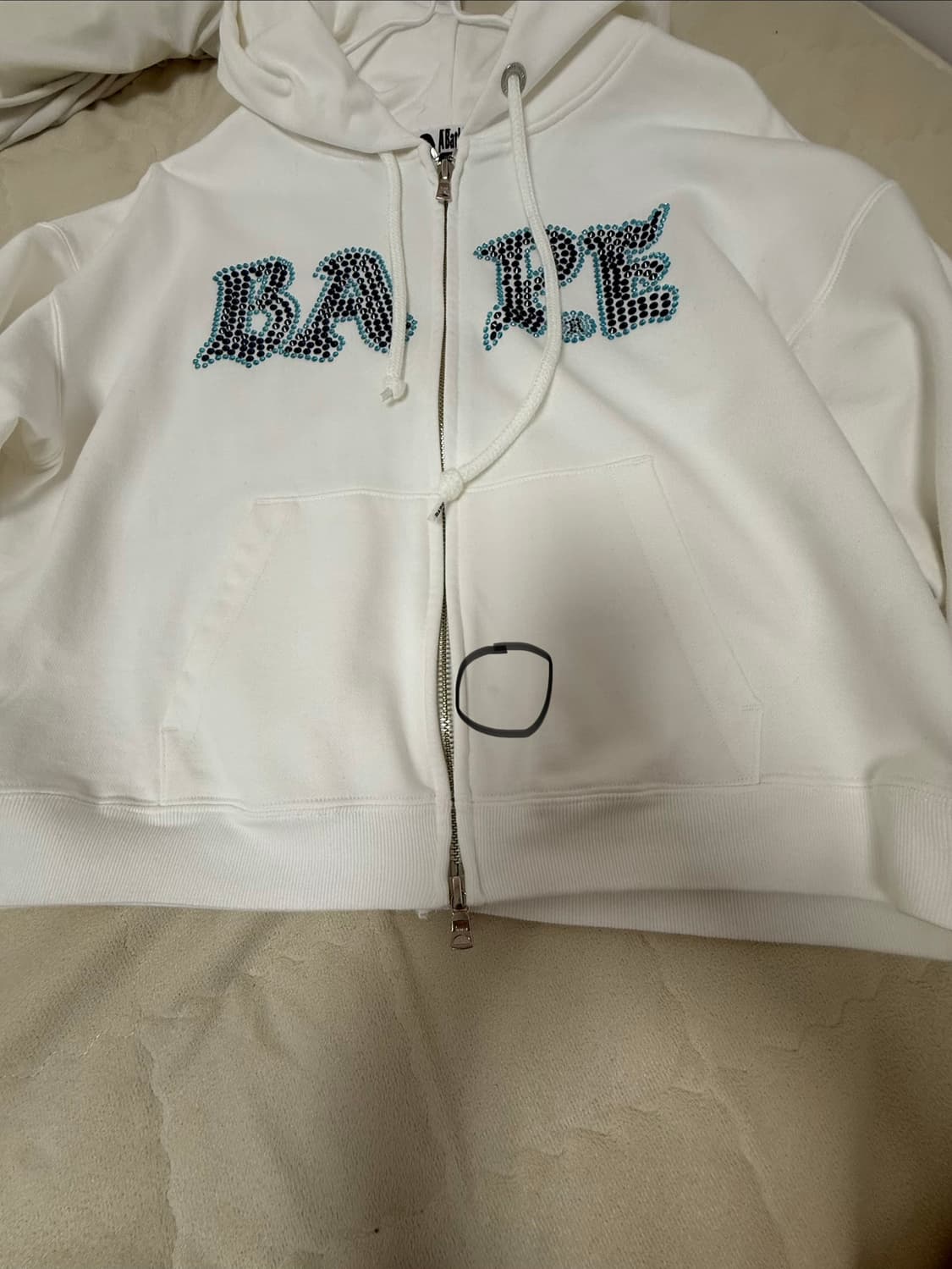 베이프 크리스탈 후드집업 S 상품이미지2