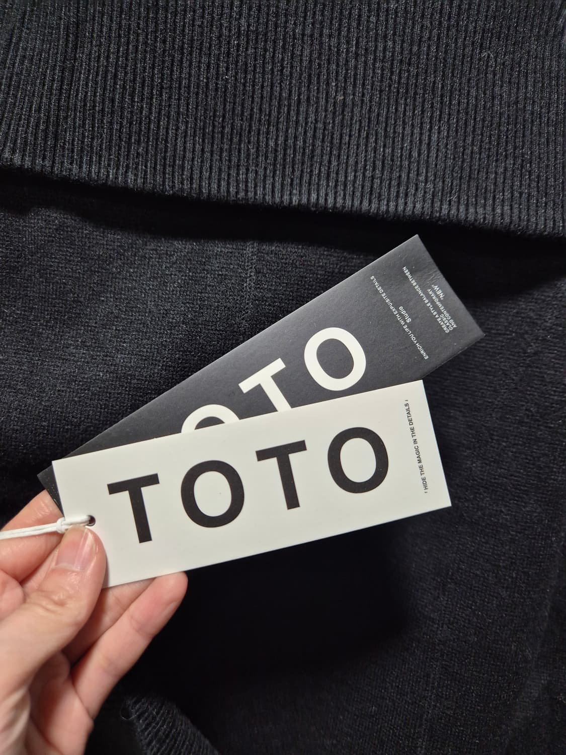 빈티지 가디건 집업 봄니트 블랙 상품이미지9