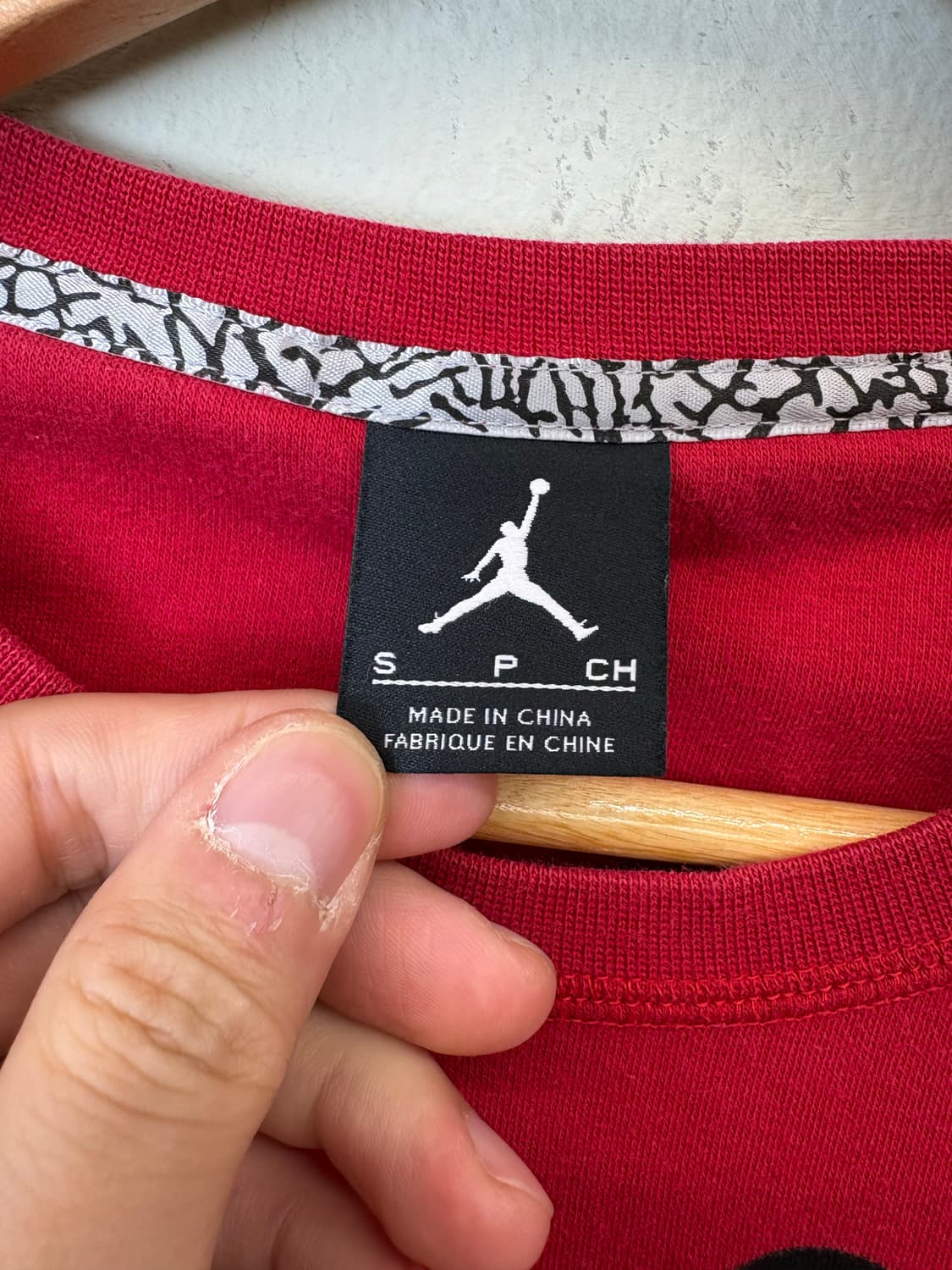 나이키 에어조던 빅로고 맨투맨 레드 상품이미지5