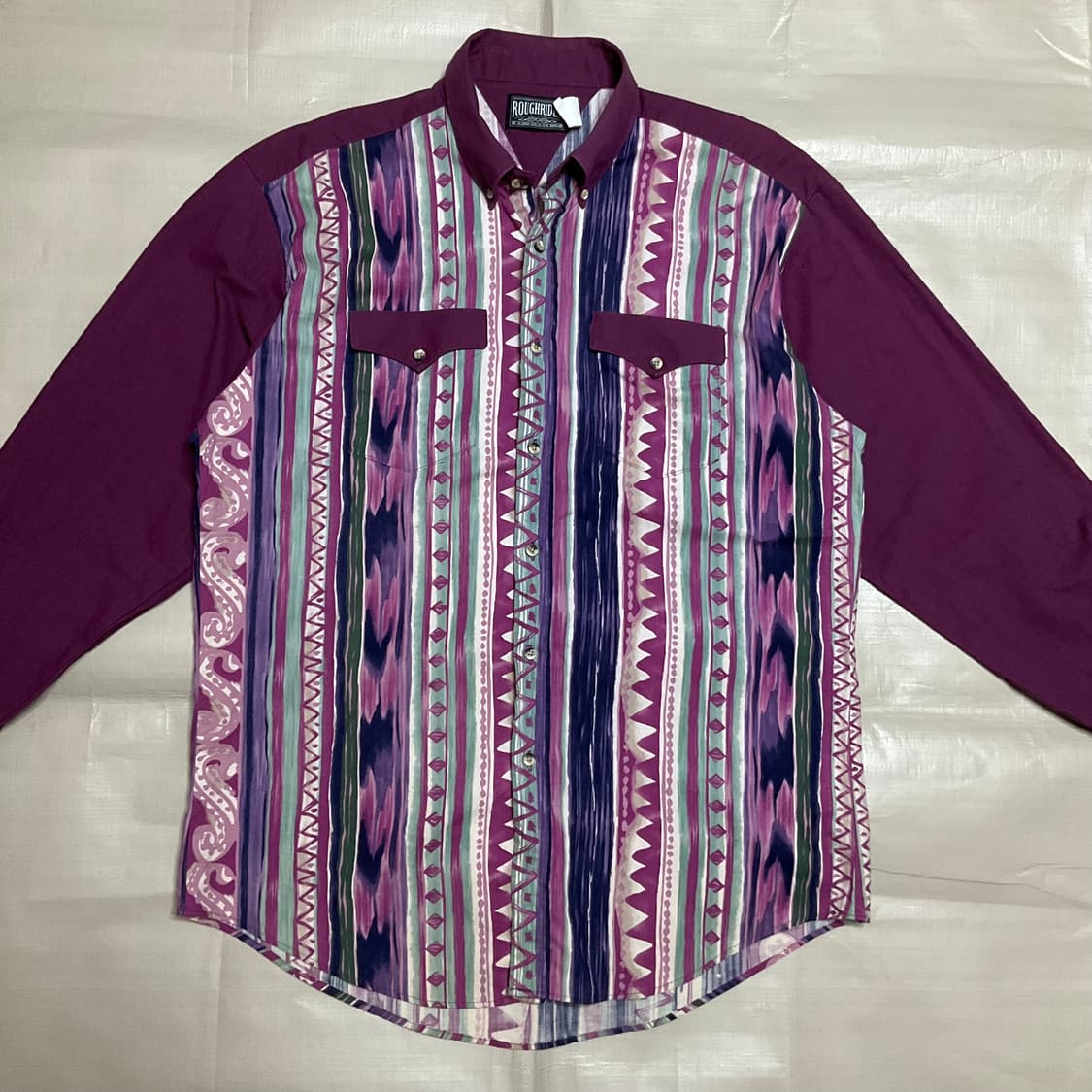 빈티지 에스닉 패턴셔츠 상품이미지2