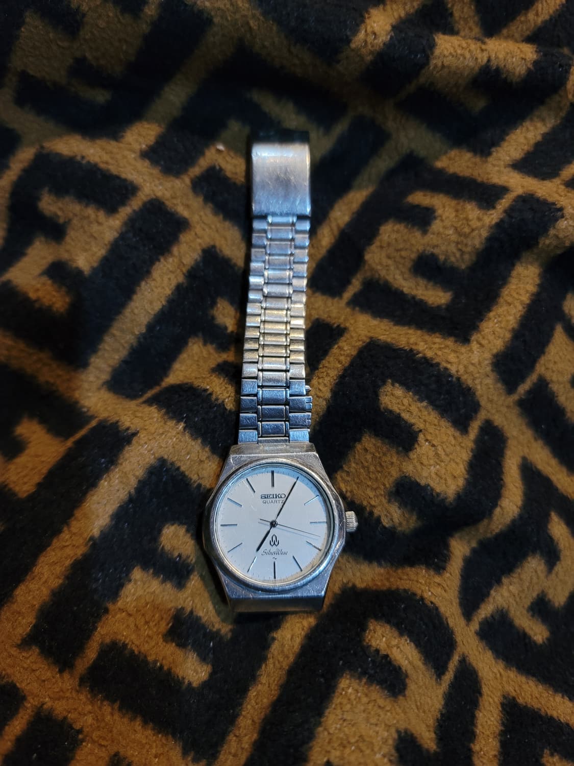 세이코 빈티지 실버웨이브 쿼츠 시계 상품이미지2