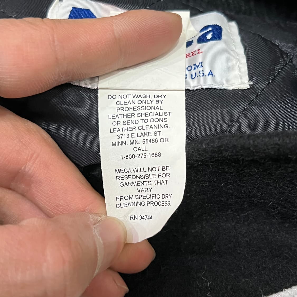  USA meca 레더 바시티 자켓 y14569 상품이미지9