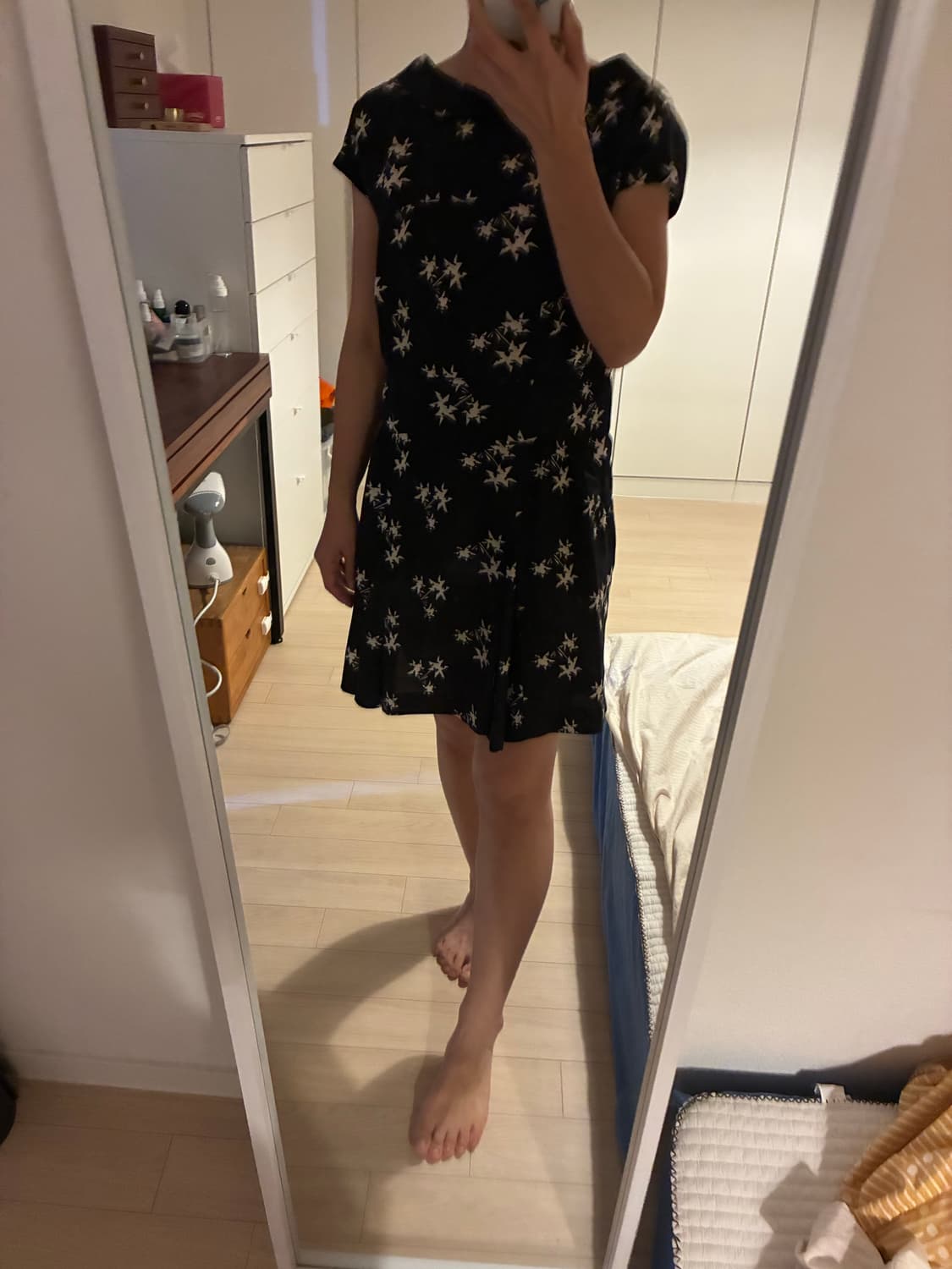 [정품] 미우미우(Miu Miu) 오픈백 파이핑 원피스 (정55 추천) 상품이미지7