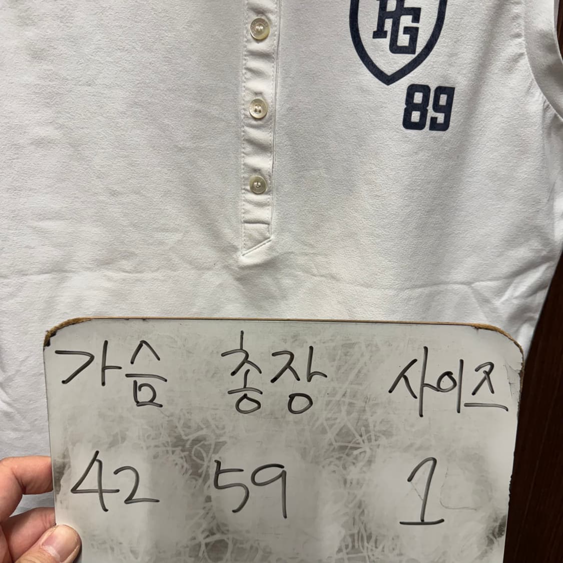 파리게이츠 민소매 카라티셔츠  상품이미지5