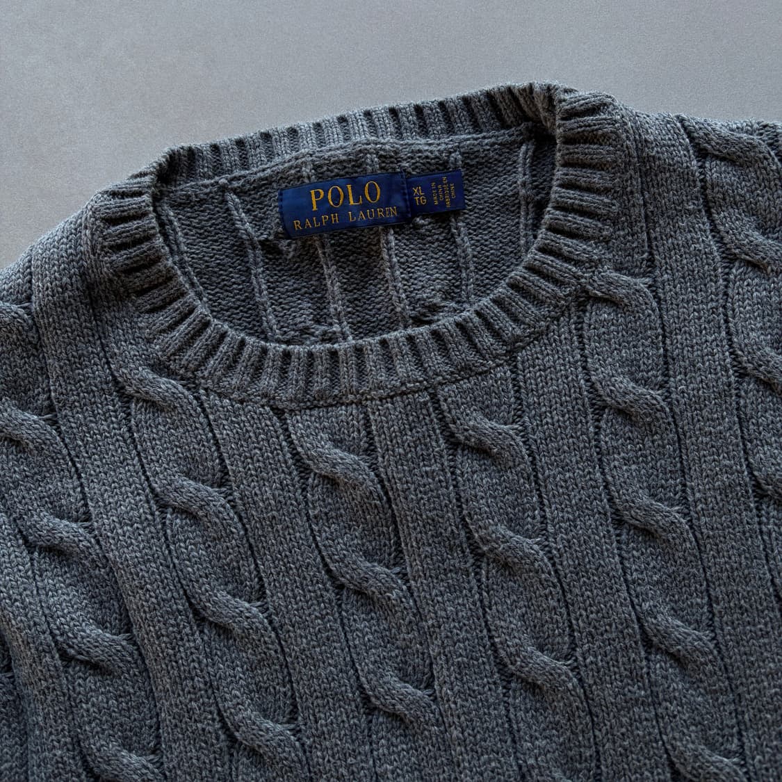 [XL]폴로 랄프로렌 꽈배기 케이블 코튼 니트 상품이미지6