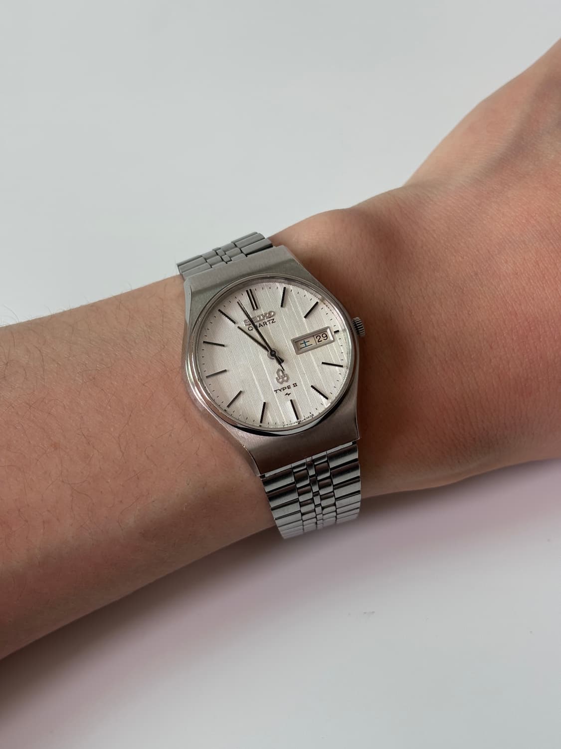 1970s Type2 Texture Dial Silver Quartz  상품이미지7