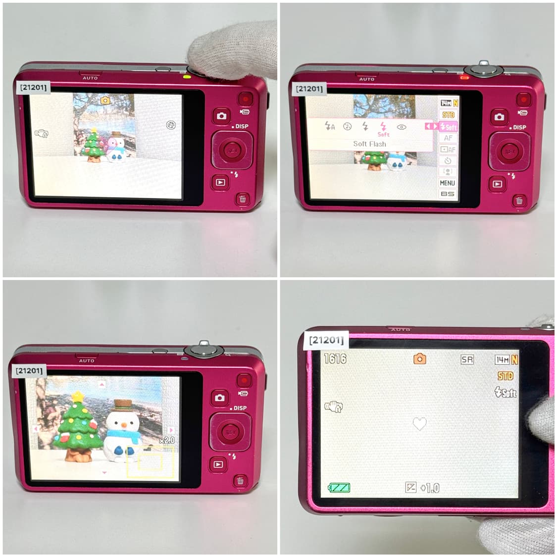 카시오 엑슬림 Z800 체리핑크 빈티지디카 상품이미지4