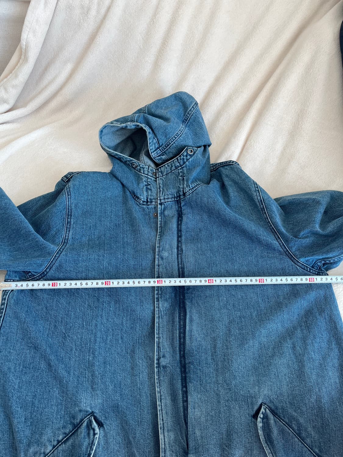 리바이스 데님 야상 후드 롱자켓 XL 상품이미지6