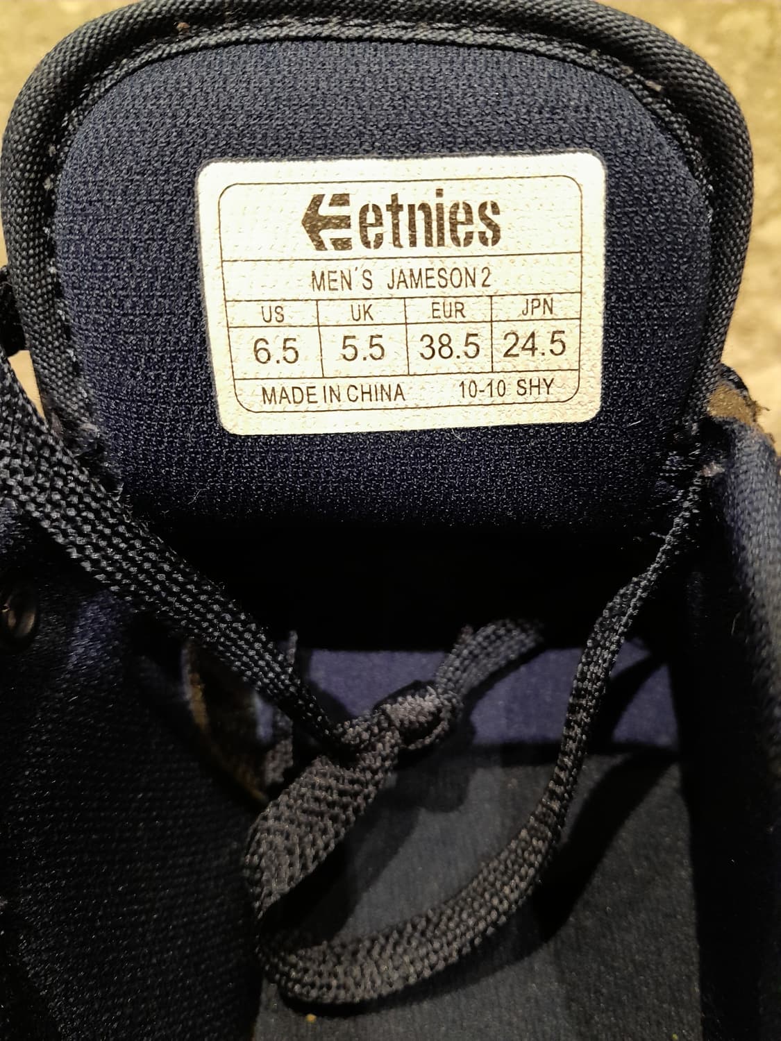 💥(새상품) 에트니스 올드스쿨 보드화 네이비 (245)  상품이미지9