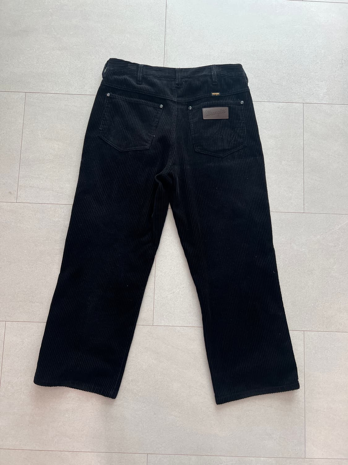 랭글러 블랙 코듀로이 레딩 루즈 팬츠 30 상품이미지2