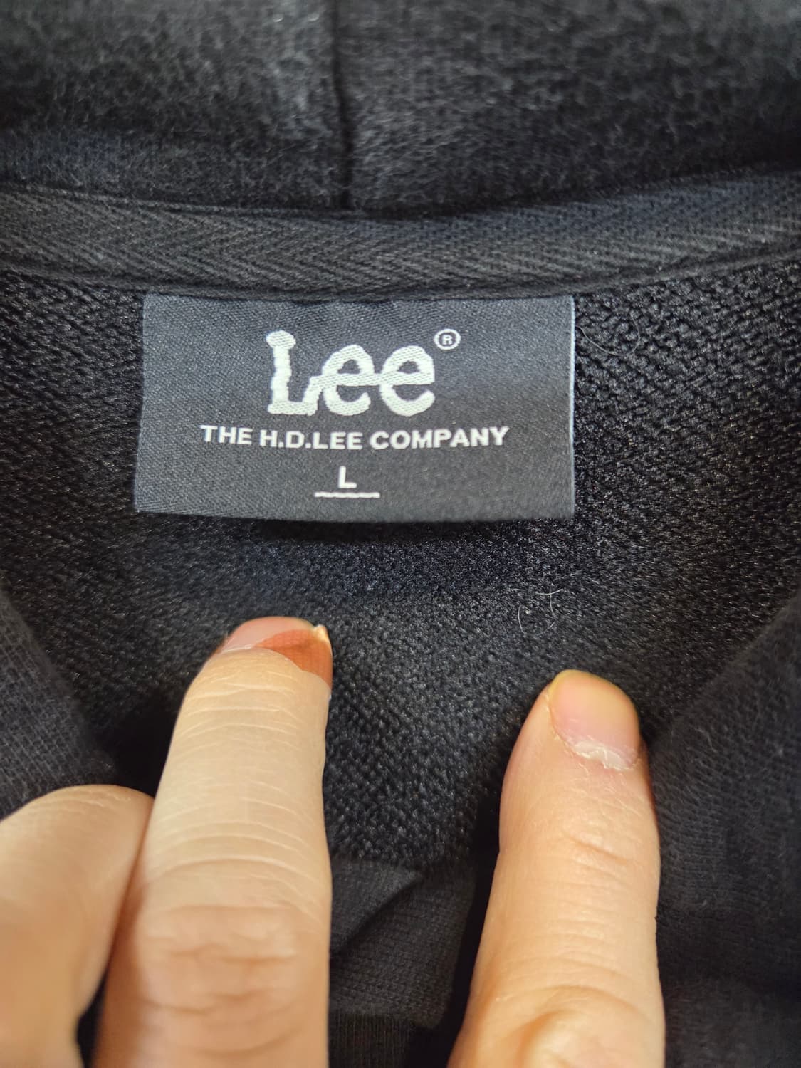 Lee 빅 트위치 로고 후드티 L 상품이미지3