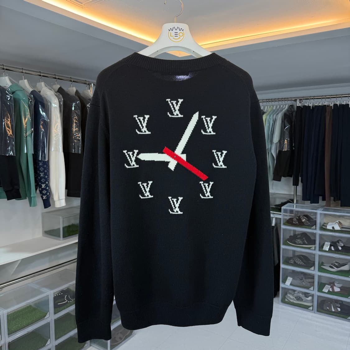 [리오브] 루이비통 인타르시아 LV 클락 니트 상품이미지2