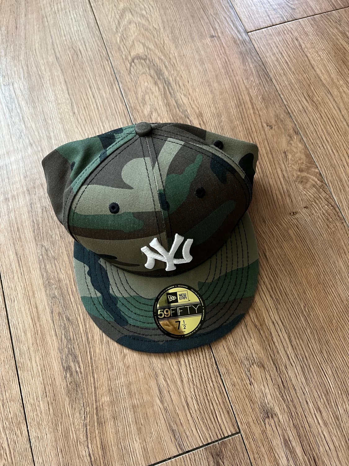 MLB LA 다저스 베이직 피티드캡 우드랜드 카모 상품이미지1