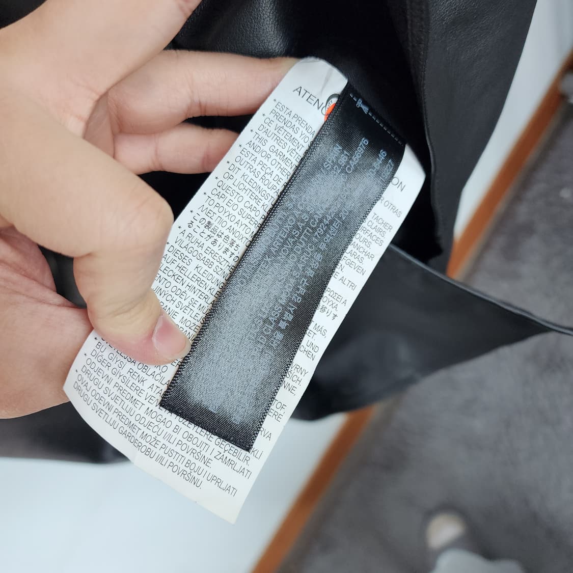 마시모두띠 블랙 가죽 셔츠 원피스 상품이미지6