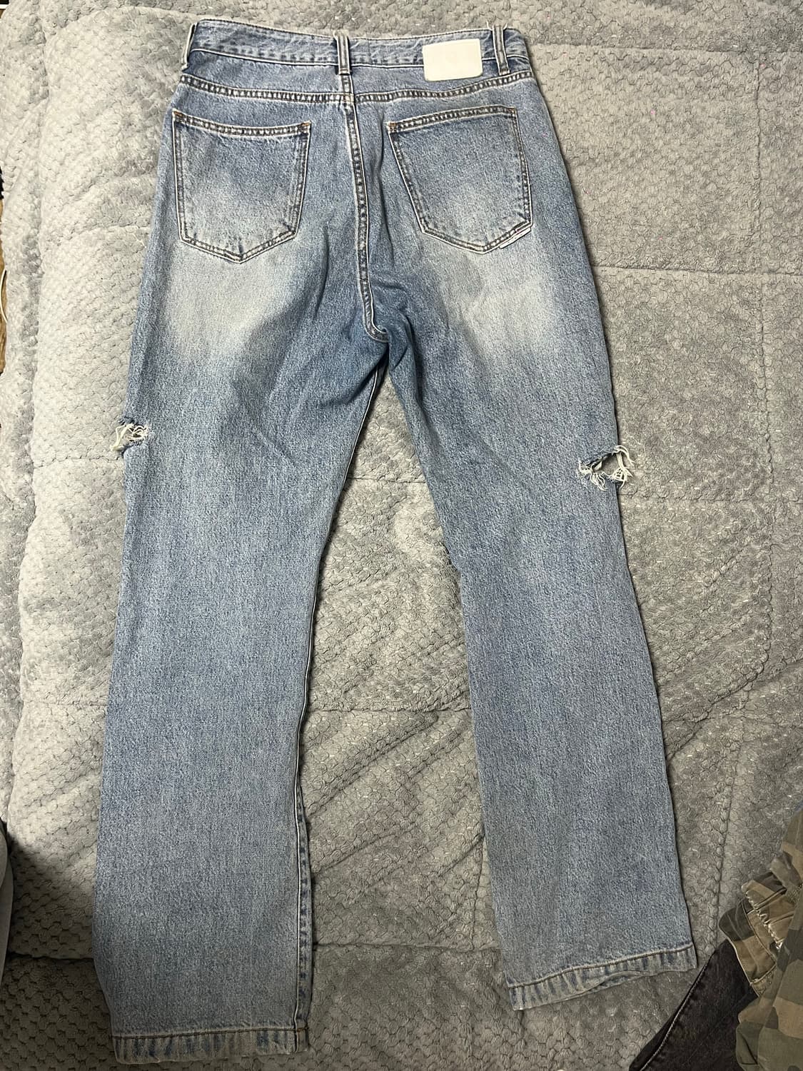 Lab101 side cutting washing denim 상품이미지2