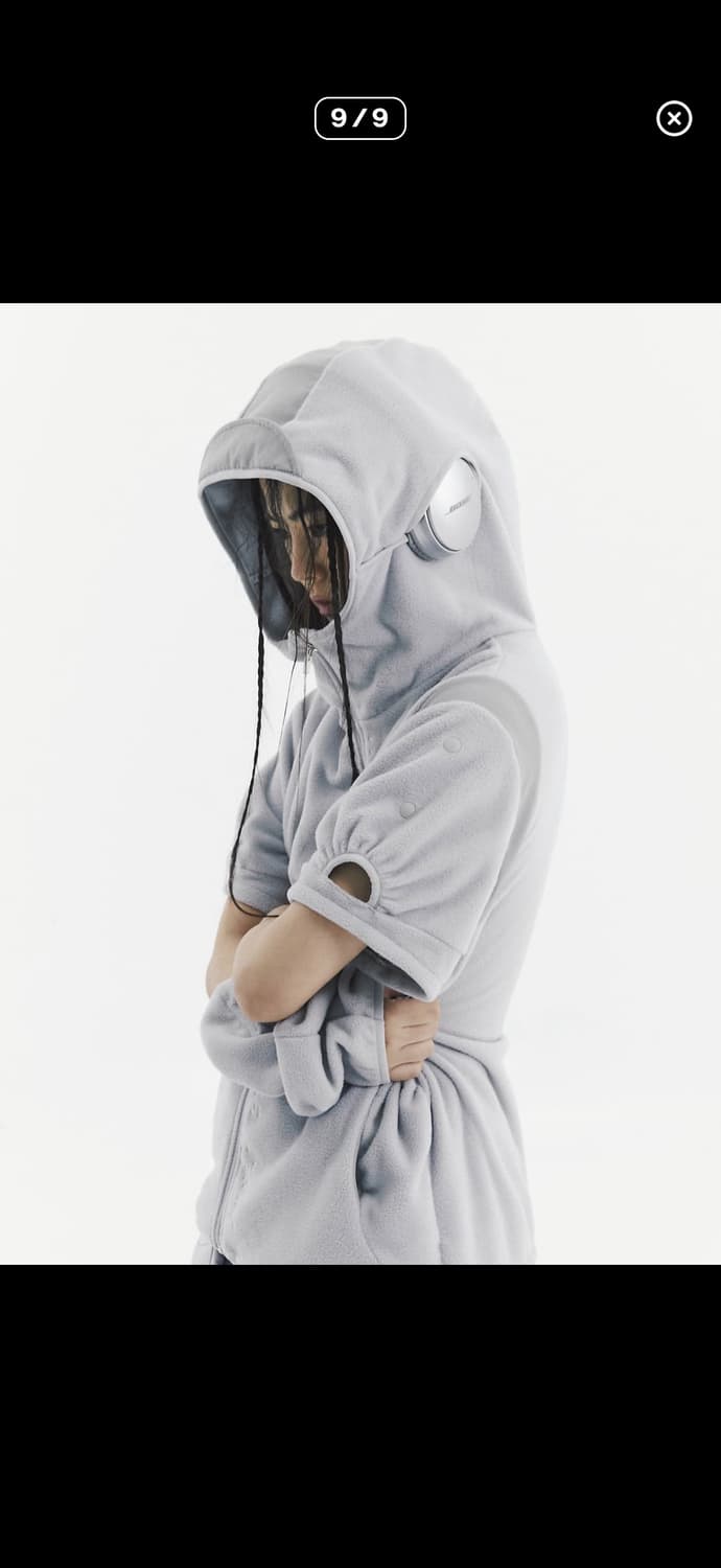 오호스 이어홀 후디 플리스 집업 상품이미지6