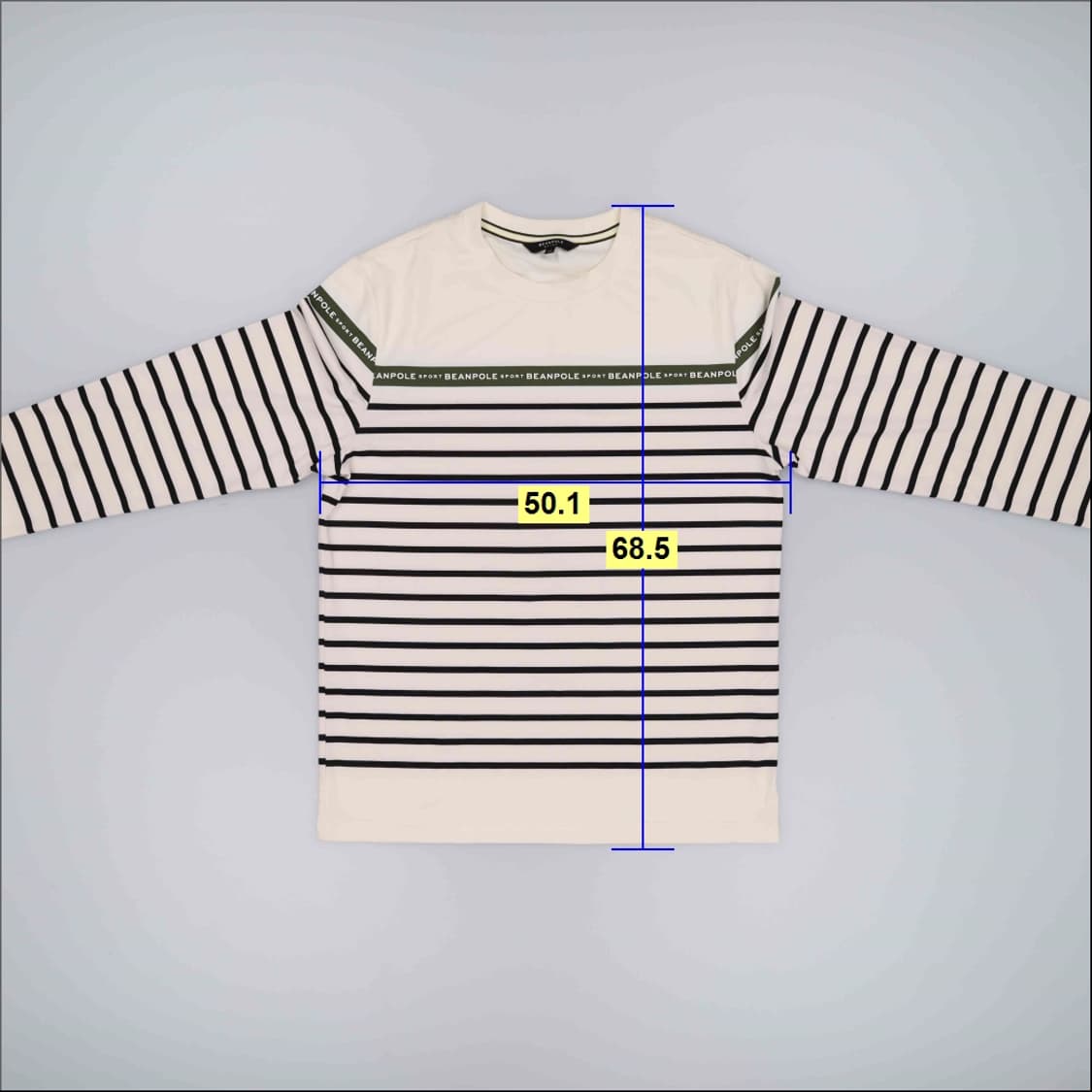 100 빈폴 스트라이프 롱슬립 0423H1 상품이미지6