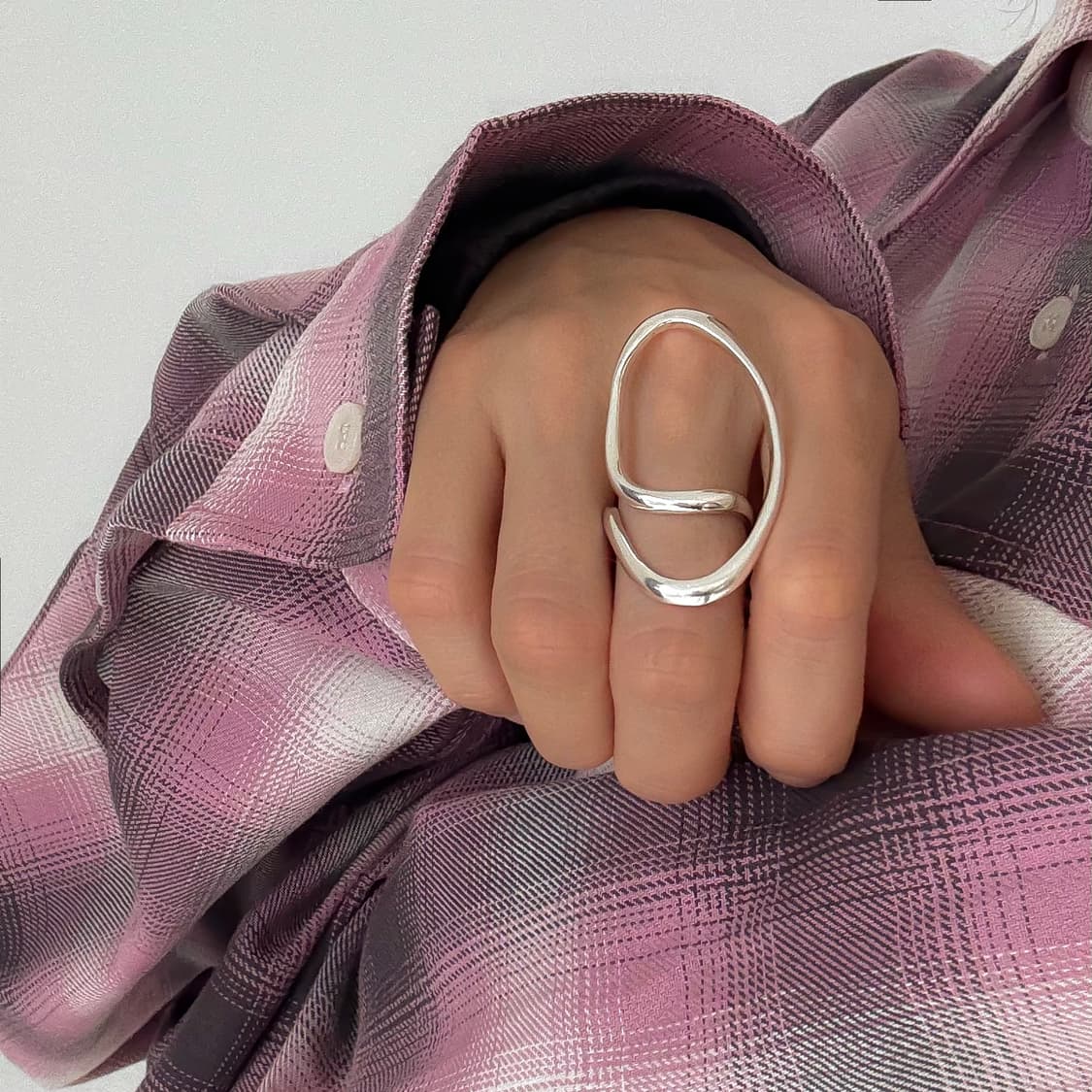 나선형볼드 925실버링 상품이미지3