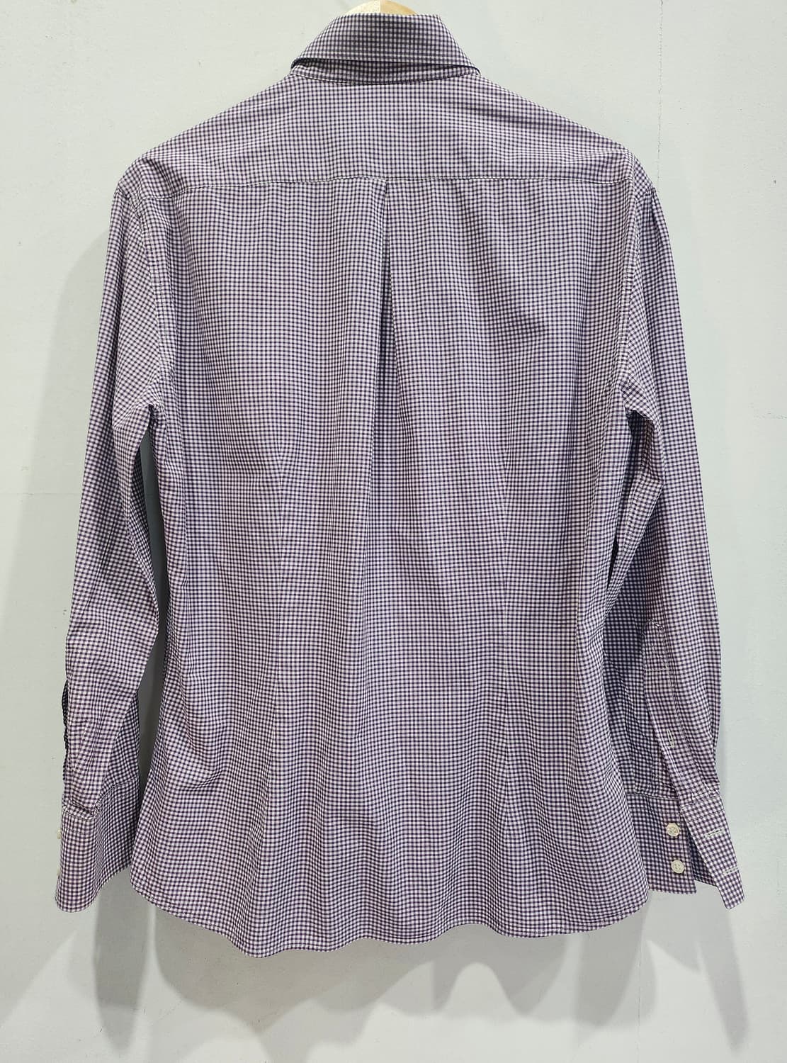 브루넬로 쿠치넬리  체크 셔츠 M 정품 상품이미지2