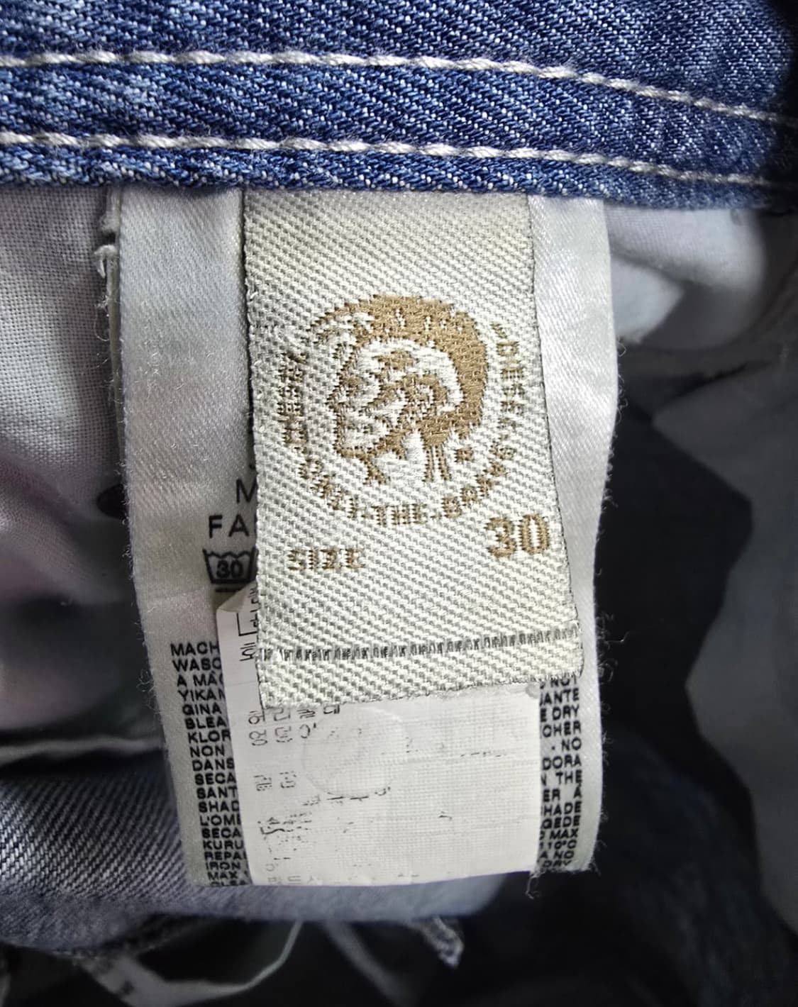 디젤 워싱 데님 청바지 상품이미지4