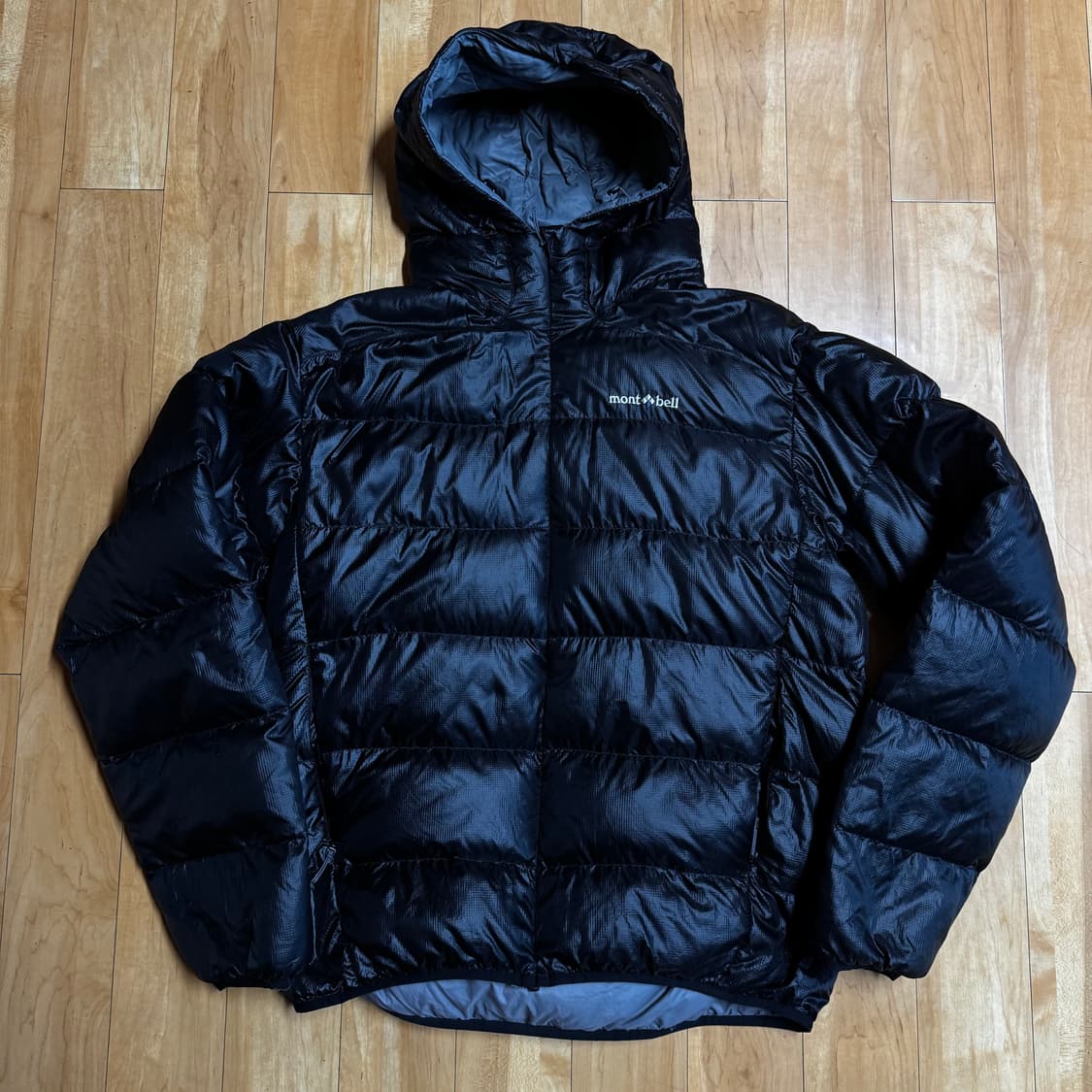 몽벨 라이트 알파인 다운 파카 패딩자켓 블랙 L 상품이미지1
