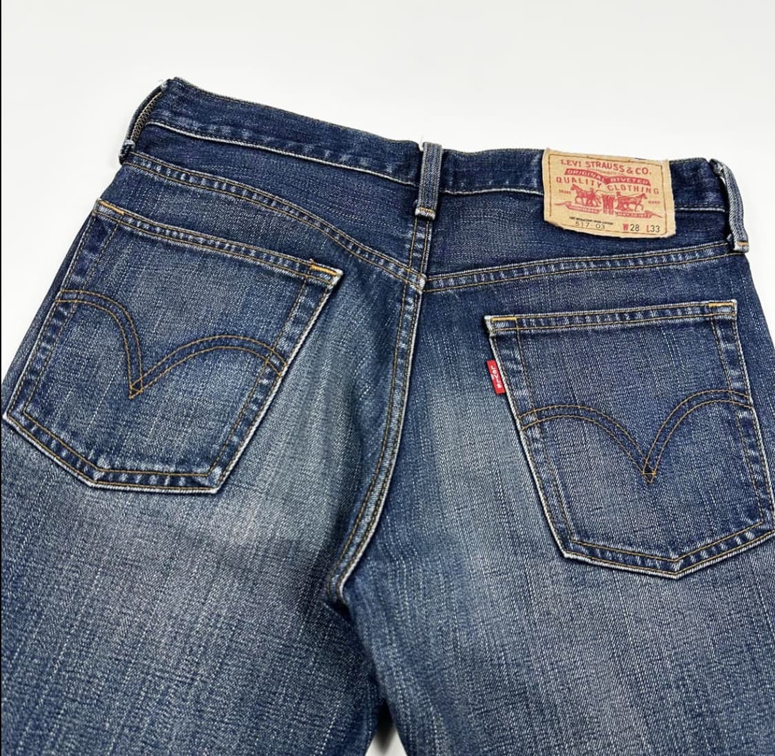 리바이스 517 오리지널 재팬 부츠컷 데님 팬츠 (28인치 여성추천) 상품이미지3